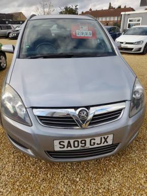 VAUXHALL ZAFIRA 2009 (09) at Winchester Car Sales Sheffield